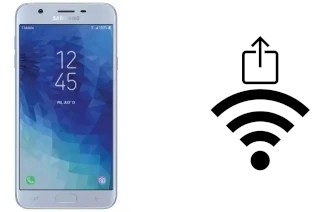 So generieren Sie einen QR-Code mit dem Wifi-Passwort auf einem Samsung Galaxy J7 Star