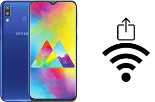 So generieren Sie einen QR-Code mit dem Wifi-Passwort auf einem Samsung Galaxy M20