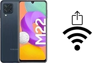 So generieren Sie einen QR-Code mit dem Wifi-Passwort auf einem Samsung Galaxy M22