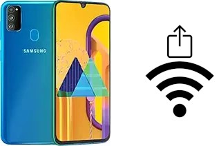 So generieren Sie einen QR-Code mit dem Wifi-Passwort auf einem Samsung Galaxy M30s