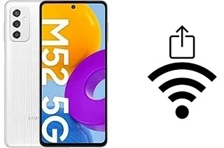 So generieren Sie einen QR-Code mit dem Wifi-Passwort auf einem Samsung Galaxy M52 5G