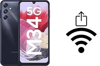 So generieren Sie einen QR-Code mit dem Wifi-Passwort auf einem Samsung Galaxy M34 5G