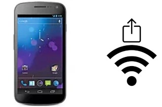 So generieren Sie einen QR-Code mit dem Wifi-Passwort auf einem Samsung Galaxy Nexus LTE L700