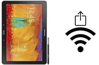 So generieren Sie einen QR-Code mit dem Wifi-Passwort auf einem Samsung Galaxy Note 10.1 (2014)