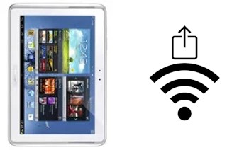 So generieren Sie einen QR-Code mit dem Wifi-Passwort auf einem Samsung Galaxy Note 10.1 N8000