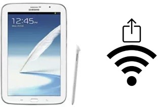 So generieren Sie einen QR-Code mit dem Wifi-Passwort auf einem Samsung Galaxy Note 8.0