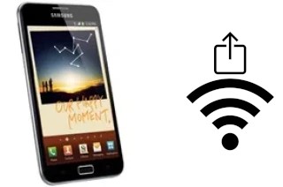 So generieren Sie einen QR-Code mit dem Wifi-Passwort auf einem Samsung Galaxy Note N7000