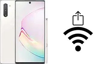 So generieren Sie einen QR-Code mit dem Wifi-Passwort auf einem Samsung Galaxy Note10 5G