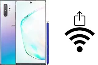 So generieren Sie einen QR-Code mit dem Wifi-Passwort auf einem Samsung Galaxy Note10+ 5G