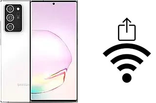 So generieren Sie einen QR-Code mit dem Wifi-Passwort auf einem Samsung Galaxy Note20+ 5G