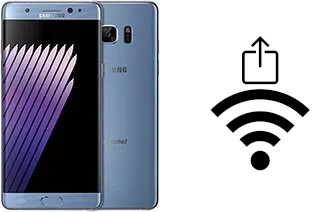 So generieren Sie einen QR-Code mit dem Wifi-Passwort auf einem Samsung Galaxy Note7