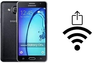 So generieren Sie einen QR-Code mit dem Wifi-Passwort auf einem Samsung Galaxy On5