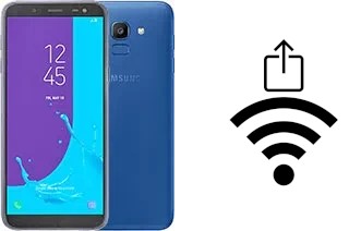 So generieren Sie einen QR-Code mit dem Wifi-Passwort auf einem Samsung Galaxy On6