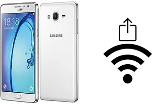 So generieren Sie einen QR-Code mit dem Wifi-Passwort auf einem Samsung Galaxy On7 Pro