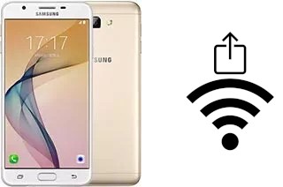 So generieren Sie einen QR-Code mit dem Wifi-Passwort auf einem Samsung Galaxy On7 (2016)