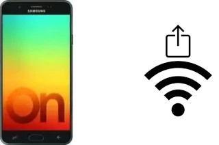 So generieren Sie einen QR-Code mit dem Wifi-Passwort auf einem Samsung Galaxy On7 Prime (2018)