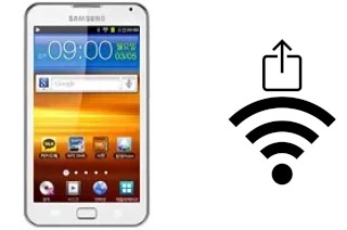 So generieren Sie einen QR-Code mit dem Wifi-Passwort auf einem Samsung Galaxy Player 70 Plus