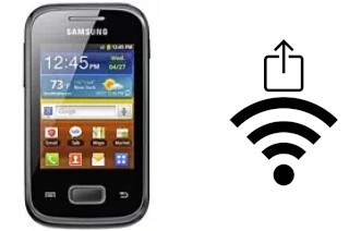 So generieren Sie einen QR-Code mit dem Wifi-Passwort auf einem Samsung Galaxy Pocket plus S5301