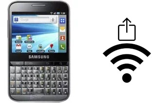 So generieren Sie einen QR-Code mit dem Wifi-Passwort auf einem Samsung Galaxy Pro B7510