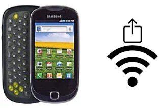 So generieren Sie einen QR-Code mit dem Wifi-Passwort auf einem Samsung Galaxy Q T589R