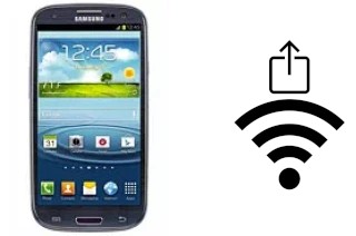 So generieren Sie einen QR-Code mit dem Wifi-Passwort auf einem Samsung Galaxy S III I747