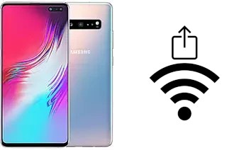 So generieren Sie einen QR-Code mit dem Wifi-Passwort auf einem Samsung Galaxy S10 5G