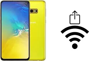 So generieren Sie einen QR-Code mit dem Wifi-Passwort auf einem Samsung Galaxy S10e