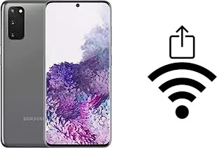 So generieren Sie einen QR-Code mit dem Wifi-Passwort auf einem Samsung Galaxy S20