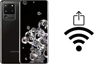 So generieren Sie einen QR-Code mit dem Wifi-Passwort auf einem Samsung Galaxy S20 Ultra 5G