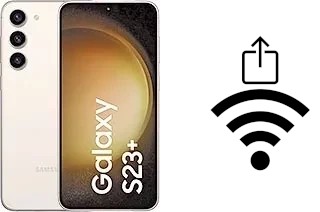 So generieren Sie einen QR-Code mit dem Wifi-Passwort auf einem Samsung Galaxy S23+