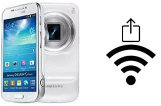 So generieren Sie einen QR-Code mit dem Wifi-Passwort auf einem Samsung Galaxy S4 zoom