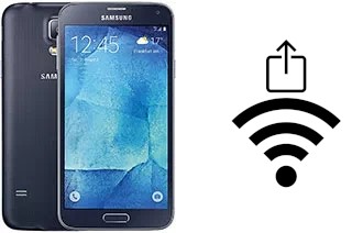 So generieren Sie einen QR-Code mit dem Wifi-Passwort auf einem Samsung Galaxy S5 Neo