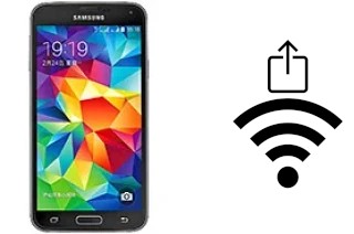 So generieren Sie einen QR-Code mit dem Wifi-Passwort auf einem Samsung Galaxy S5 Duos