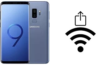 So generieren Sie einen QR-Code mit dem Wifi-Passwort auf einem Samsung Galaxy S9+