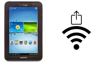 So generieren Sie einen QR-Code mit dem Wifi-Passwort auf einem Samsung Galaxy Tab 2 7.0 I705