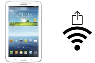 So generieren Sie einen QR-Code mit dem Wifi-Passwort auf einem Samsung Galaxy Tab 3 7.0