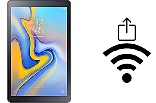 So generieren Sie einen QR-Code mit dem Wifi-Passwort auf einem Samsung Galaxy Tab A 10.5