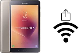 So generieren Sie einen QR-Code mit dem Wifi-Passwort auf einem Samsung Galaxy Tab A 8.0 (2017)