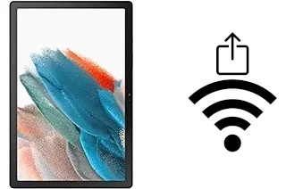 So generieren Sie einen QR-Code mit dem Wifi-Passwort auf einem Samsung Galaxy Tab A8 10.5 (2021)