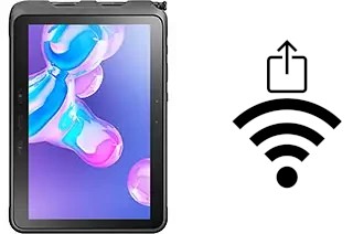 So generieren Sie einen QR-Code mit dem Wifi-Passwort auf einem Samsung Galaxy Tab Active Pro