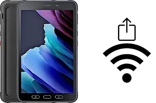 So generieren Sie einen QR-Code mit dem Wifi-Passwort auf einem Samsung Galaxy Tab Active3