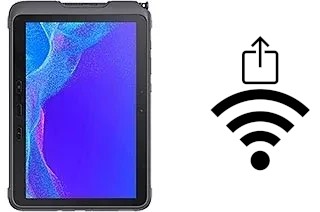 So generieren Sie einen QR-Code mit dem Wifi-Passwort auf einem Samsung Galaxy Tab Active4 Pro