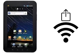 So generieren Sie einen QR-Code mit dem Wifi-Passwort auf einem Samsung Galaxy Tab CDMA P100