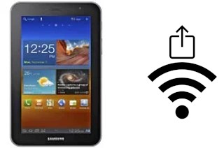 So generieren Sie einen QR-Code mit dem Wifi-Passwort auf einem Samsung P6200 Galaxy Tab 7.0 Plus