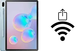 So generieren Sie einen QR-Code mit dem Wifi-Passwort auf einem Samsung Galaxy Tab S6