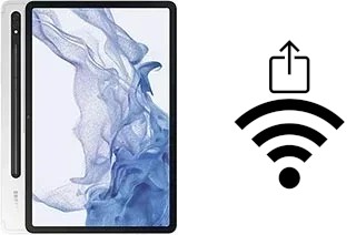 So generieren Sie einen QR-Code mit dem Wifi-Passwort auf einem Samsung Galaxy Tab S8