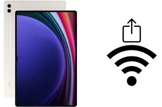 So generieren Sie einen QR-Code mit dem Wifi-Passwort auf einem Samsung Galaxy Tab S9 Ultra