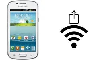 So generieren Sie einen QR-Code mit dem Wifi-Passwort auf einem Samsung Galaxy Trend II Duos S7572