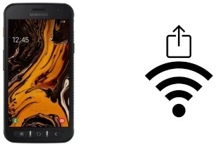 So generieren Sie einen QR-Code mit dem Wifi-Passwort auf einem Samsung Galaxy Xcover 4s