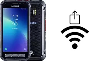 So generieren Sie einen QR-Code mit dem Wifi-Passwort auf einem Samsung Galaxy Xcover FieldPro